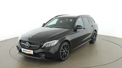 Schwarz Gebraucht 2020 Mercedes C220 AMG line Kombi | € 29.990 (Fairer Preis)