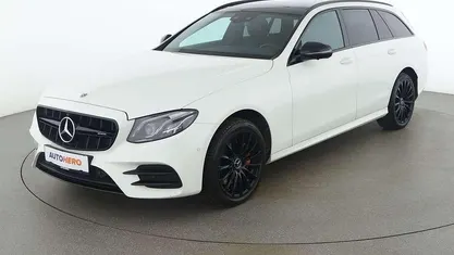 Weiß Gebraucht 2018 Mercedes E220 AMG line Kombi | € 28.990 (Guter Preis)