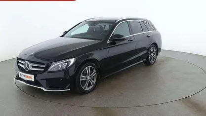 Gebraucht Mercedes C200 AMG line 136 PS (100 kW) 2016 Schwarz Kombi
