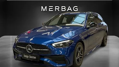 Spektralblau Gebraucht 2022 Mercedes C200 AMG line Kombi | € 41.990 (Teuer)