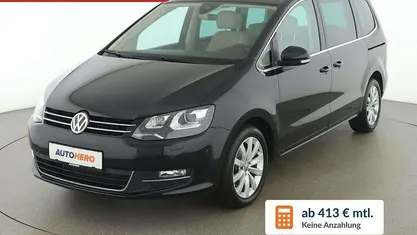 Gebraucht VW Sharan Highline 150 PS (110 kW) 2015 Schwarz Van / Kleinbus