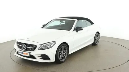 Weiß Gebraucht 2018 Mercedes C200 AMG line Cabrio | € 26.490 (Superpreis)