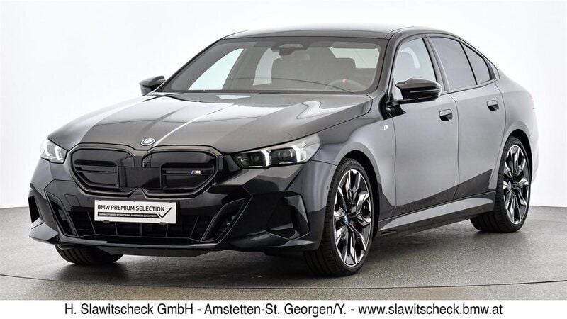 M carbonschwarz Gebraucht 2024 BMW i5 M Sport Limousine | € 79.900 (Teuer) - Bild 1/1