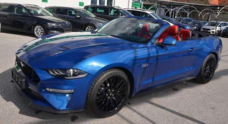 Gebraucht Ford Mustang GT 449 PS (330 kW) 2022 Blau Cabrio