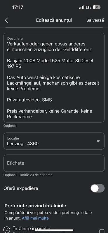 Gebraucht 2008 BMW 525 Exclusive Limousine | € 9.600 (Fairer Preis) - Bild 1/4