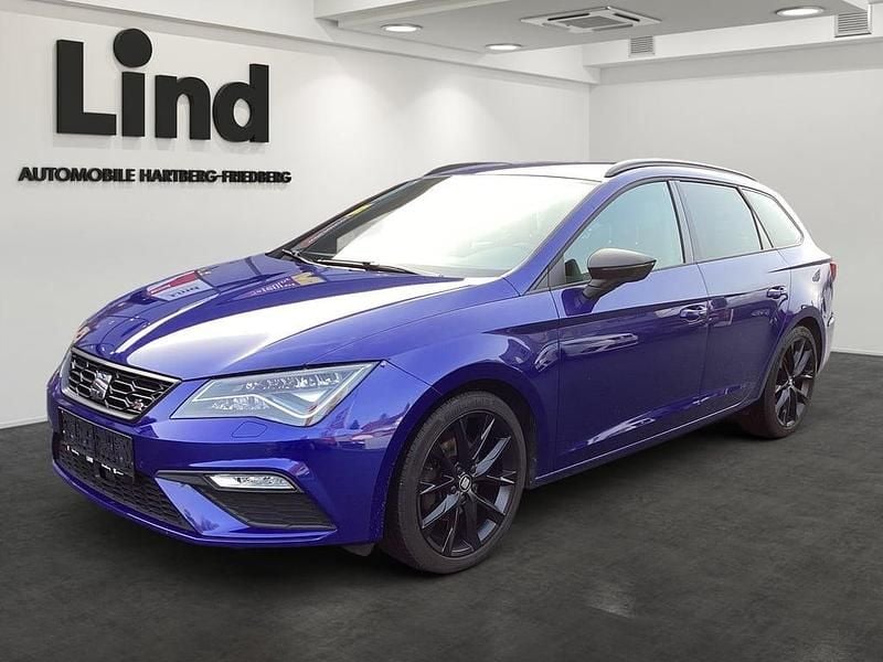 Mittelblau metallic Gebraucht 2019 Seat Leon Black Edition Kombi | € 17.990 (Fairer Preis) - Bild 1/4