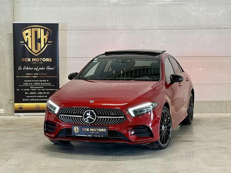Rot Gebraucht 2021 Mercedes A250 AMG line Limousine | € 29.000 (Etwas zu teuer) - Bild 1/4