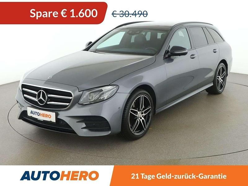 Grau Gebraucht 2019 Mercedes E220 AMG line Kombi | € 28.890 (Guter Preis) - Bild 1/3