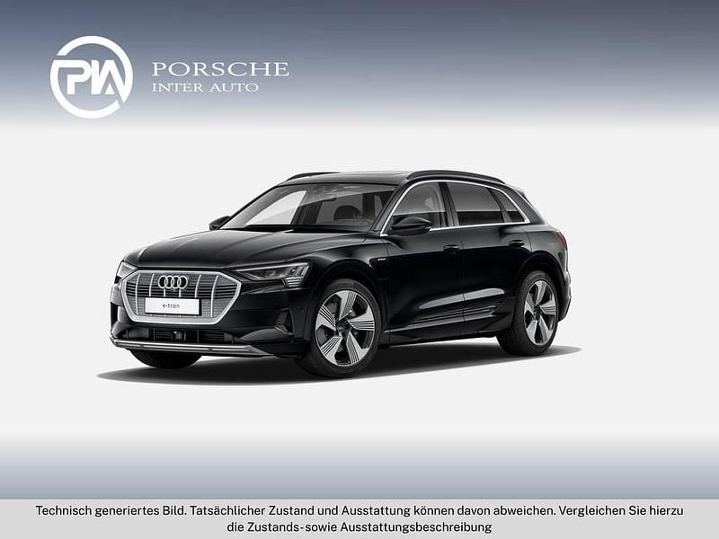 Schwarz metallicperleffektno Gebraucht 2019 Audi e-tron Advanced SUV | € 27.990 (Fairer Preis) - Bild 1/4