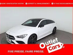 Weiss normal Gebraucht 2021 Mercedes CLA220 Shooting Brake Kombi | € 34.990 (Etwas zu teuer)