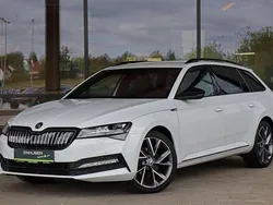 Weiß Gebraucht 2022 Skoda Superb SportLine Kombi | € 30.890 (Teuer)