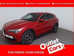 Rot Gebraucht 2021 Alfa Romeo Stelvio Super SUV | € 30.900 (Superpreis)