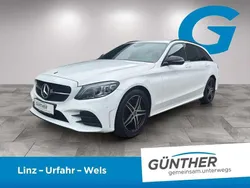 Weiß Gebraucht 2021 Mercedes C180 AMG line Kombi | € 23.989 (Superpreis)