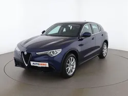 Blau Gebraucht 2018 Alfa Romeo Stelvio Super SUV | € 25.990 (Guter Preis)