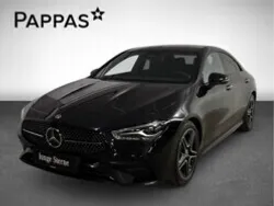 Kosmosschwarz metallic Gebraucht 2024 Mercedes CLA180 AMG line Limousine | € 39.800 (Fairer Preis)