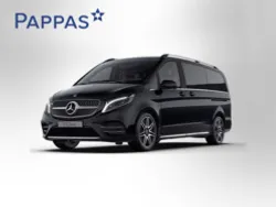 Obsidianschwarz meta Gebraucht 2023 Mercedes V300 Exclusive Van / Kleinbus | € 89.990 (Superpreis)