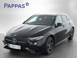 Kosmosschwarz metallic Gebraucht 2023 Mercedes A250 AMG line Limousine | € 39.900 (Fairer Preis)