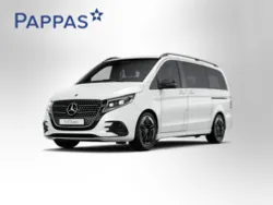 Bergkristallweiß met Gebraucht 2025 Mercedes V300 Exclusive Van / Kleinbus | € 99.990 (Superpreis)