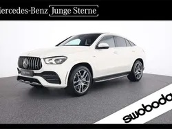 Designo diamantweiß bright Gebraucht 2021 Mercedes GLE53 AMG AMG Coupé | € 108.890 (Fairer Preis)