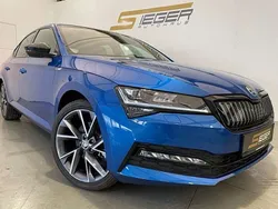 Blau Gebraucht 2021 Skoda Superb SportLine Limousine | € 31.990 (Fairer Preis)