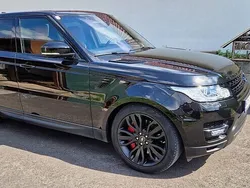 Santorini black Gebraucht 2017 Land Rover Range Rover Sport HSE Dynamic SUV | € 39.900 (Etwas zu teuer)