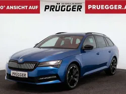 Blau Gebraucht 2022 Skoda Superb SportLine Kombi | € 31.990 (Teuer)