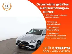 Silber Gebraucht 2022 Mercedes C220 AMG line Kombi | € 32.990 (Superpreis)