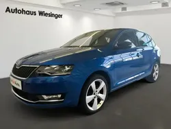 Mittelblau metallic Gebraucht 2019 Skoda Rapid Sport | € 13.990 (Fairer Preis)
