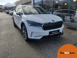 Weiss metallic Gebraucht 2025 Skoda Enyaq iV SUV | € 51.980 (Superpreis)