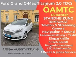 Weiß Gebraucht 2017 Ford Grand C-Max Titanium Van / Kleinbus | € 9.990 (Fairer Preis)