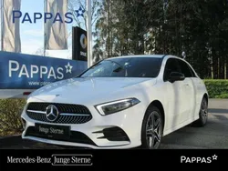 Polarweiß Gebraucht 2024 Mercedes A250 AMG line Limousine | € 35.900 (Superpreis)