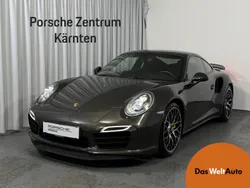 Dunkelbraun metallicperleffekt Gebraucht 2014 Porsche 911 Turbo S Coupé | € 135.000
