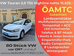 Weiß Gebraucht 2020 VW Touran Highline Van / Kleinbus | € 18.990 (Guter Preis)