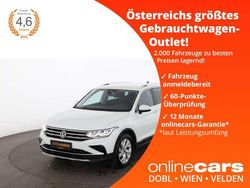 Weiß Gebraucht 2021 VW Tiguan Elegance SUV | € 28.990 (Superpreis)