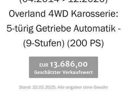Gebraucht 2017 Jeep Cherokee Overland SUV | € 13.500 (Superpreis)