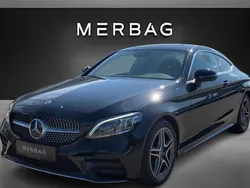 Obsidianschwarz Gebraucht 2019 Mercedes C220 AMG line Coupé | € 39.990 (Etwas zu teuer)