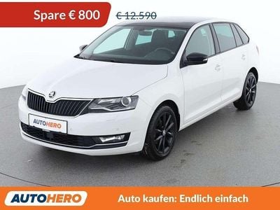 Gebraucht Skoda Rapid Sport 95 PS (69 kW) 2018 Weiß Kleinwagen