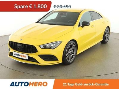 Gelb Gebraucht 2019 Mercedes CLA220 AMG line Limousine | € 28.790 (Guter Preis)