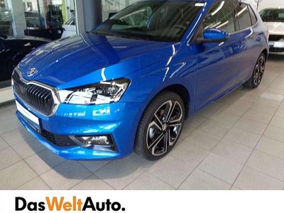 Mittelblau metallic Gebraucht 2022 Skoda Fabia Style Kleinwagen | € 27.900