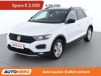 Gebraucht VW T-Roc Design 150 PS (110 kW) 2018 Weiß SUV