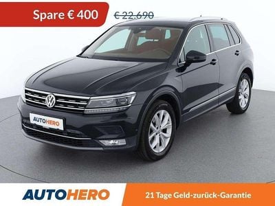 Schwarz Gebraucht 2016 VW Tiguan Highline SUV | € 22.290 (Fairer Preis)