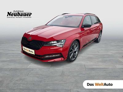 Mittelrot metallic Gebraucht 2020 Skoda Superb SportLine Kombi | € 28.500 (Fairer Preis)