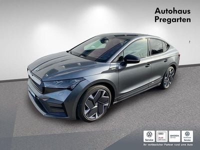 Mittelgrau metallic Gebraucht 2023 Skoda Enyaq iV RS SUV | € 49.990 (Teuer)