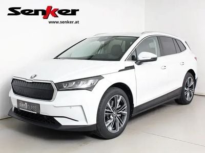 Weiss metallic Gebraucht 2024 Skoda Enyaq iV SUV | € 49.950