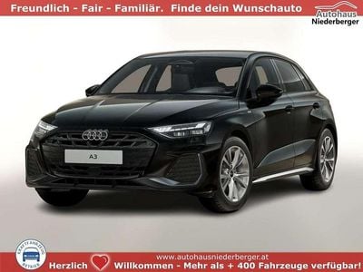 Schwarz Neu 2025 Audi A3 S-Line Limousine | € 37.973 (Guter Preis)