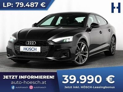 gebraucht Audi A5 Sportback 40 TFSI 2xS-LINE BLACK 19er MATRIX NAPPA -50%