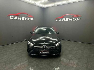 Schwarz Gebraucht 2018 Mercedes A180 AMG line Limousine | € 25.900 (Etwas zu teuer)