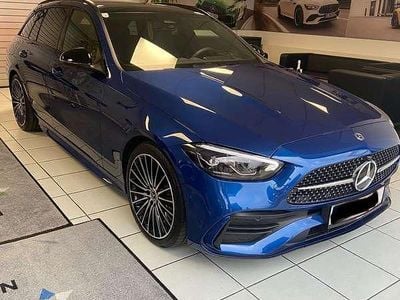 Gebraucht Mercedes C200 AMG line 163 PS (119 kW) 2022 Blau Kombi