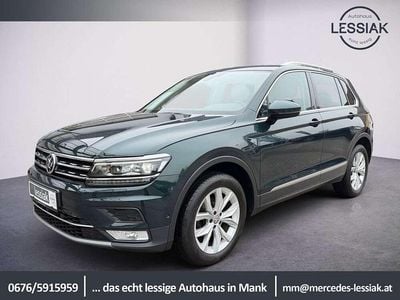 Grün Gebraucht 2016 VW Tiguan Highline SUV | € 24.900 (Etwas zu teuer)