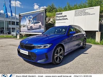 Portimao blau Gebraucht 2023 BMW 330e Shadowline Kombi | € 49.500